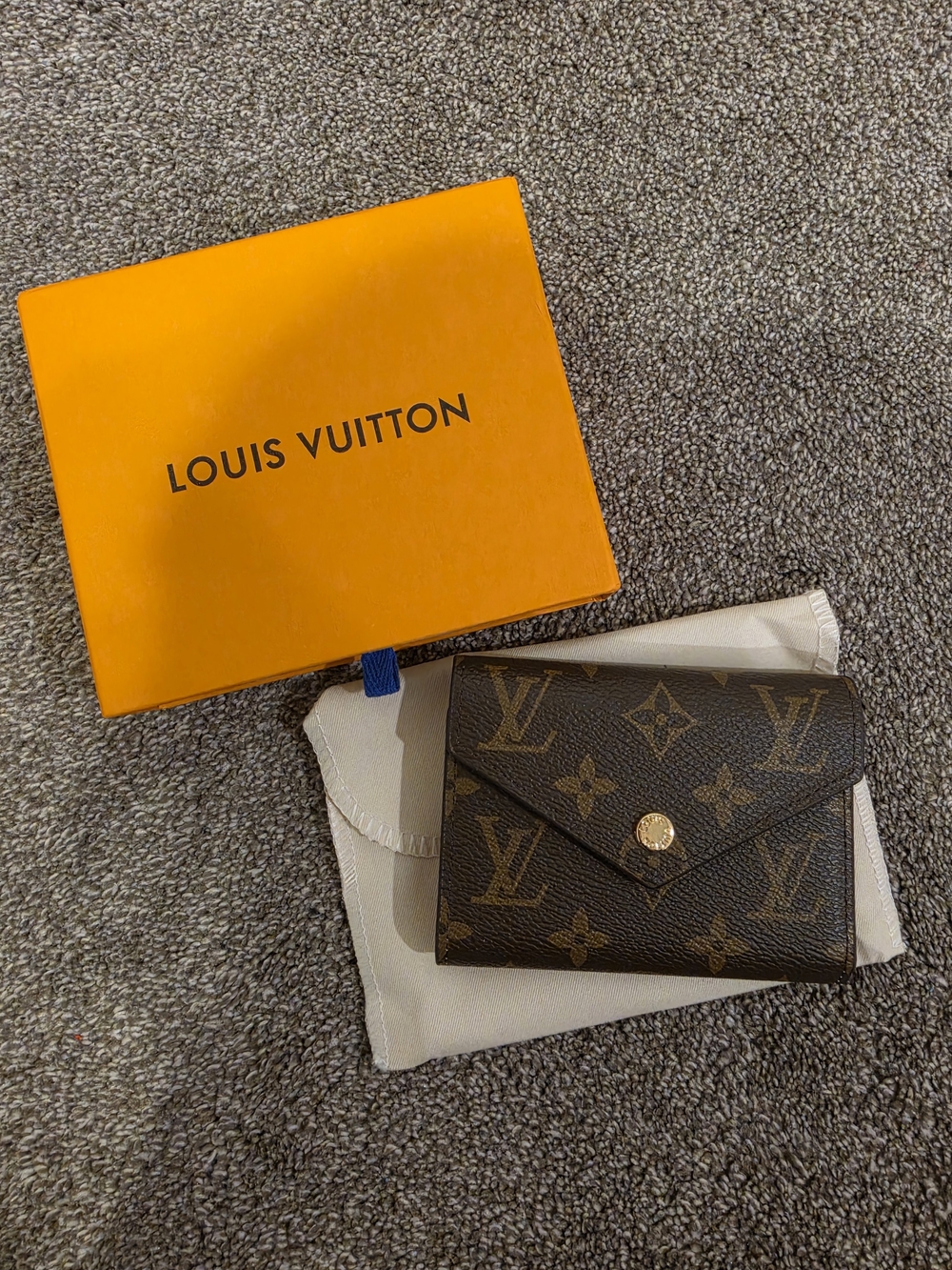 NEW Louis Vuitton Monogram Envelope Compact Wallet - Brown & Pink 🩷